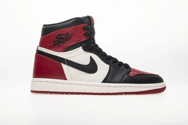 555088-610 Bred Jordan Retro Toe 1 High Air OG 0407
